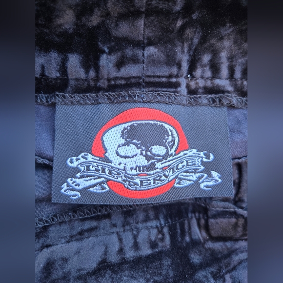 Extremely Rare Vintage Lip Service Velvet Zip Skirt! - Picture 9 of 12